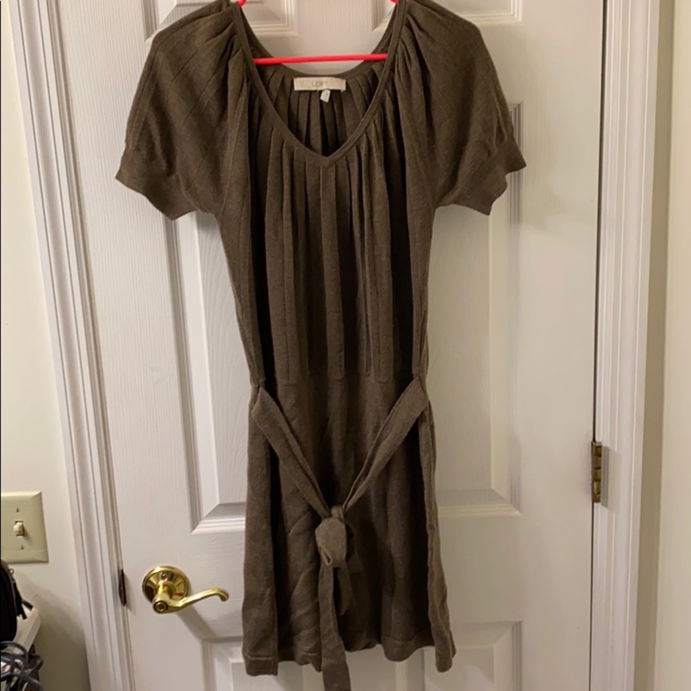 Brown Sweater Dress